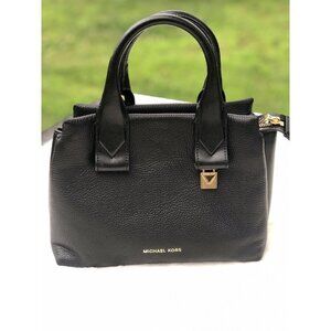 Michael Kors Rollins Small Pebbled Leather Satchel